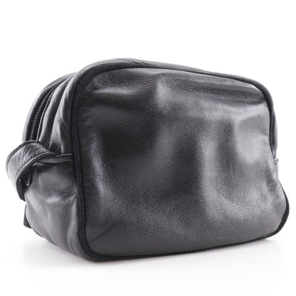 Loewe Shoulder Bag Lambskin Black Vintage Women