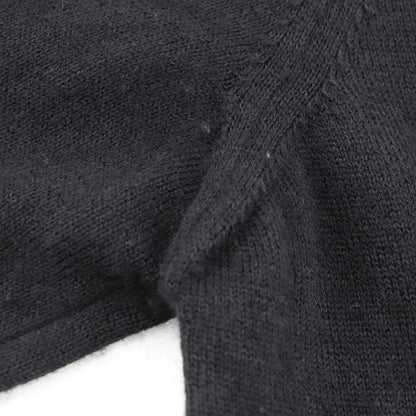 Hermes Cardigan Cashmere, Cotton Black Zip Up Women K