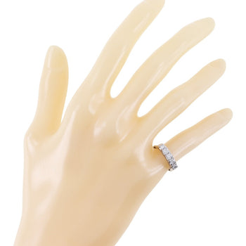 Jewelry Ring Pt900Platinum, Diamond Silver One Character Women