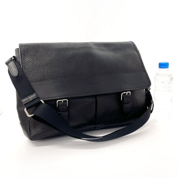 Coach Shoulder Bag F54149 Leather Black Henry Messenger Bag