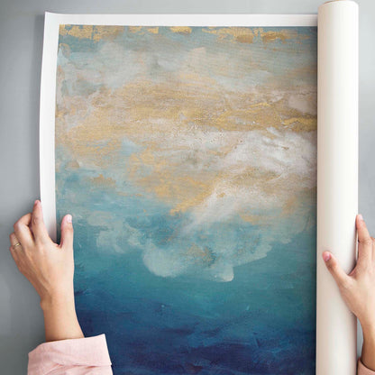 Sun Soaked Sea - Canvas Print By Julia Contacessi