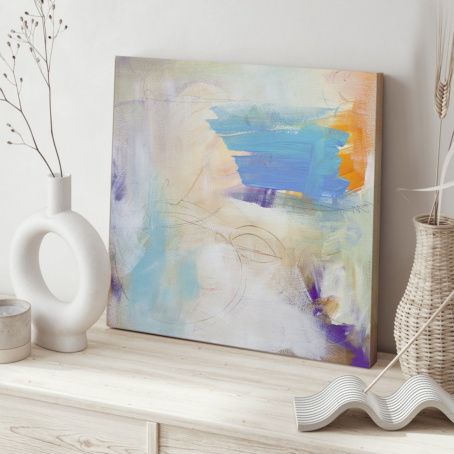 Swimming In Light - Canvas Print By Julia