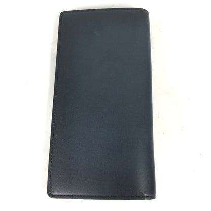 Louis Vuitton Long Wallet Purse M41899 Leather Navy Cuir Ombre Portefeuille Blaza Mens