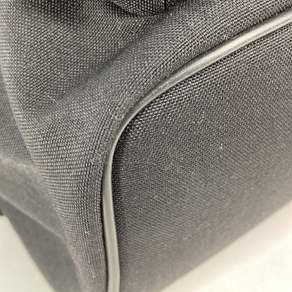 Saint Laurent Paris Backpack 650617 Leather / Canvas Black Bag Logo Mens Secondhand