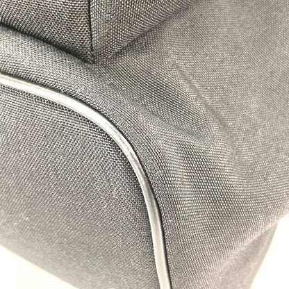 Saint Laurent Paris Backpack 650617 Leather / Canvas Black Bag Logo Mens Secondhand