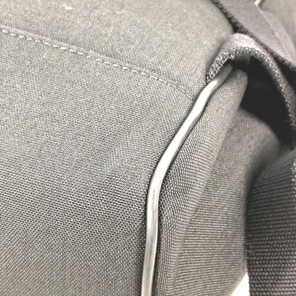 Saint Laurent Paris Backpack 650617 Leather / Canvas Black Bag Logo Mens Secondhand