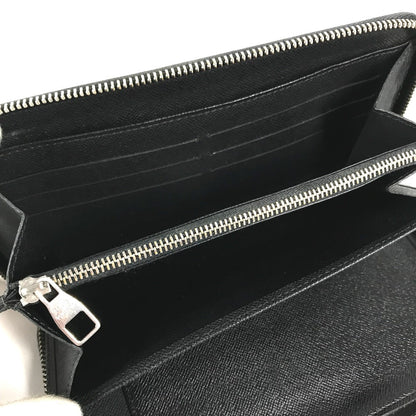 Louis Vuitton Long Wallet Purse N63077 Damier Grafitto Canvas Black Damier Zippy Organizer Mens