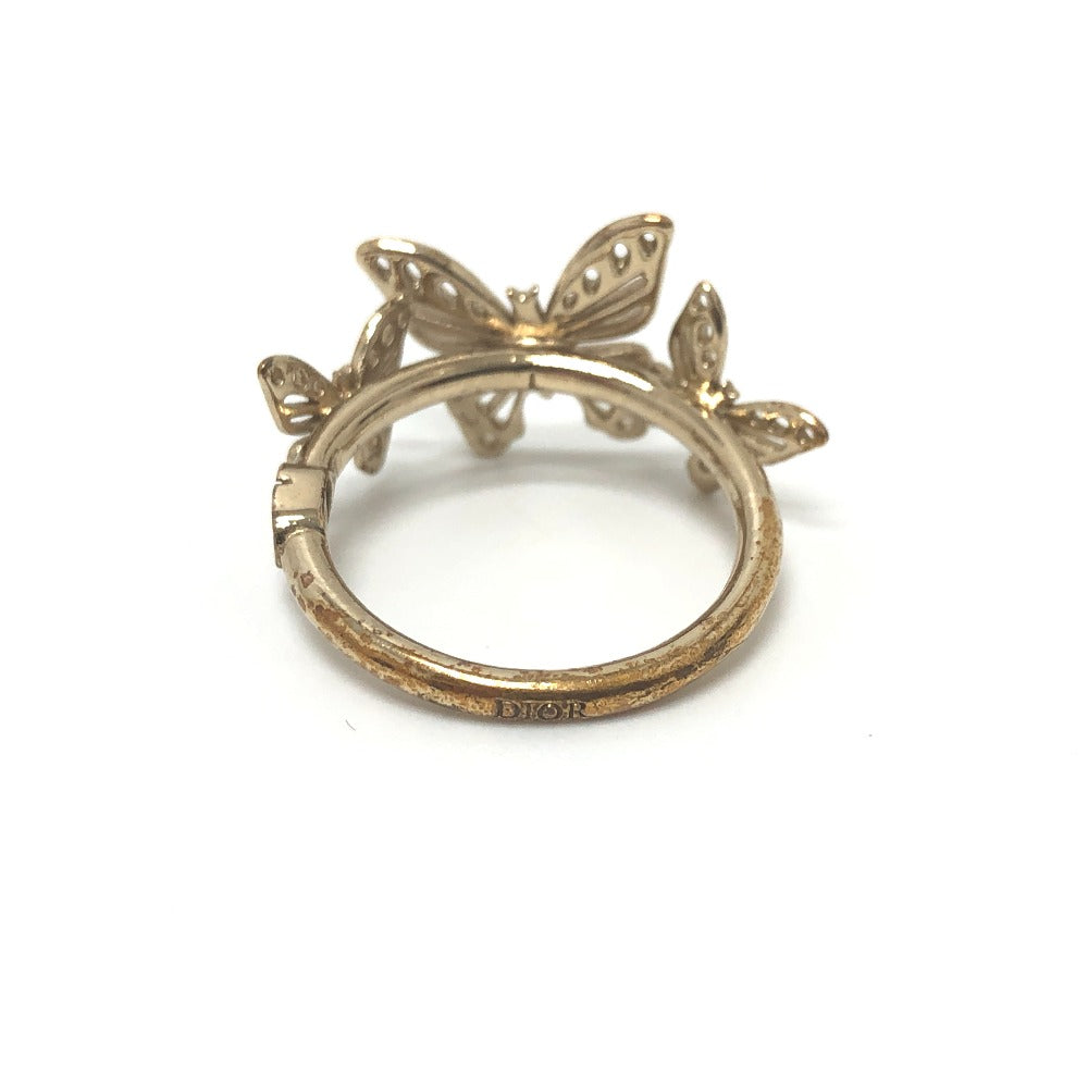 Dior Ring Metal Gold Metamorphose Butterfly Women L