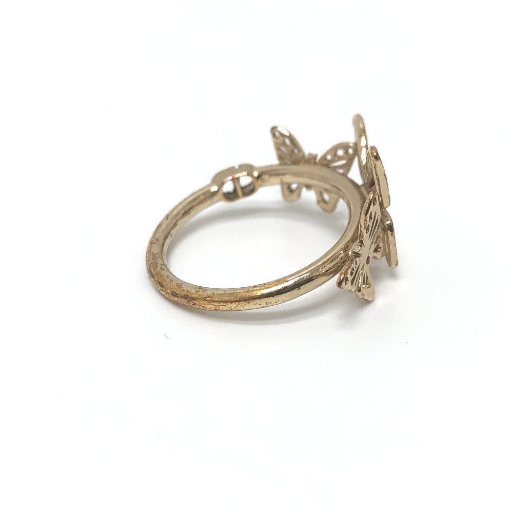 Dior Ring Metal Gold Metamorphose Butterfly Women L
