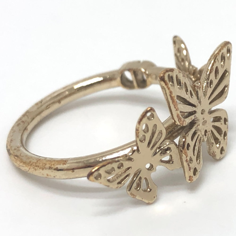 Dior Ring Metal Gold Metamorphose Butterfly Women L