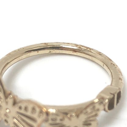 Dior Ring Metal Gold Metamorphose Butterfly Women L