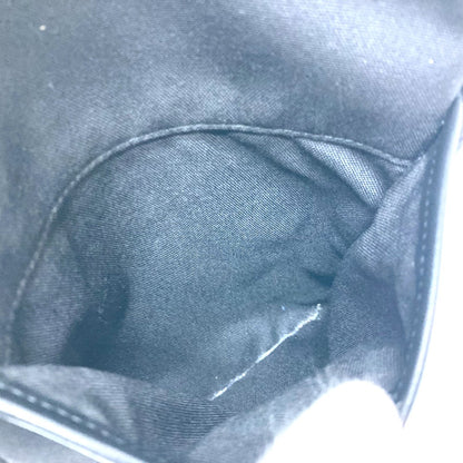 Saint Laurent Paris Shoulder Bag Canvas / Leather Black Logo Plate Women