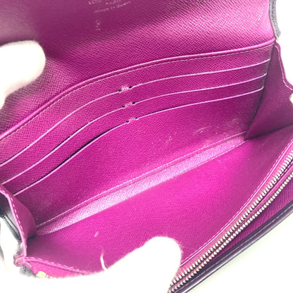 Louis Vuitton Long Wallet Purse M6374K Epi Leather Purple Portefeuille Sarah Women