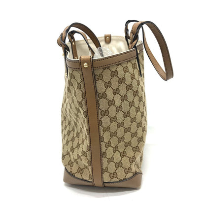 Gucci Tote Bag 247209 Gg Canvas Beige X Brand Gg Canvas Women
