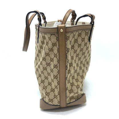 Gucci Tote Bag 247209 Gg Canvas Beige X Brand Gg Canvas Women