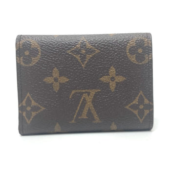 Louis Vuitton Trifold Wallet L68704 Monogram Canvas Brown Portefeuille Micro Women