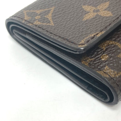 Louis Vuitton Trifold Wallet L68704 Monogram Canvas Brown Portefeuille Micro Women