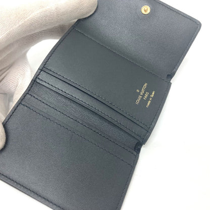 Louis Vuitton Trifold Wallet L68704 Monogram Canvas Brown Portefeuille Micro Women