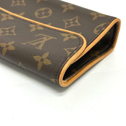 Louis Vuitton Pouch M51855 Monogram Canvas Brown Pochette Florentine Unisex(Unisex)