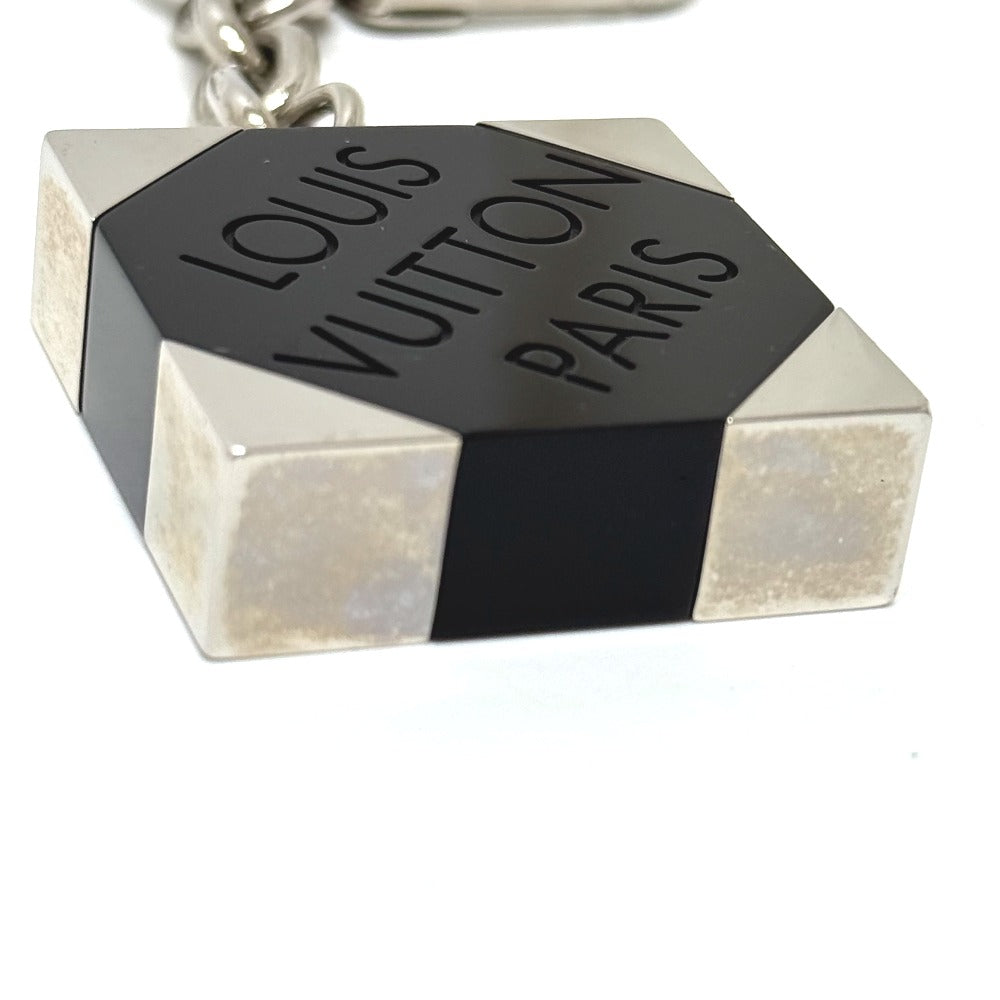 Louis Vuitton Bag Charm M66356 Plastic Black Porte Cle_Damier Ebene Women