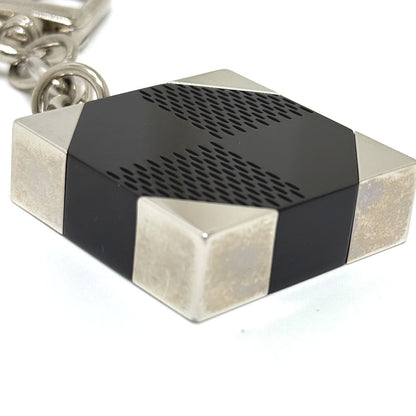 Louis Vuitton Bag Charm M66356 Plastic Black Porte Cle_Damier Ebene Women