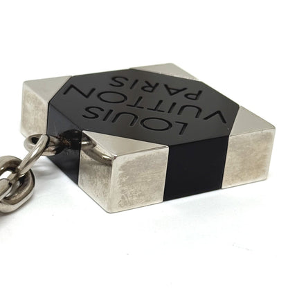 Louis Vuitton Bag Charm M66356 Plastic Black Porte Cle_Damier Ebene Women