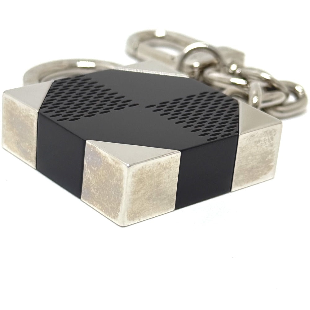 Louis Vuitton Bag Charm M66356 Plastic Black Porte Cle_Damier Ebene Women