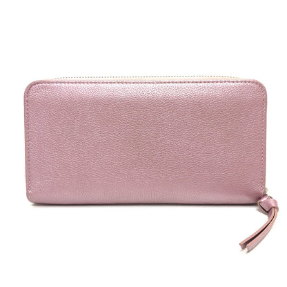 Louis Vuitton Long Wallet Purse M69812 Leather Pink Zippy Rock Me Women