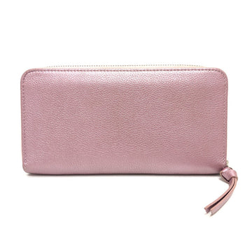Louis Vuitton Long Wallet Purse M69812 Leather Pink Zippy Rock Me Women