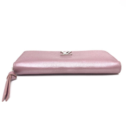 Louis Vuitton Long Wallet Purse M69812 Leather Pink Zippy Rock Me Women