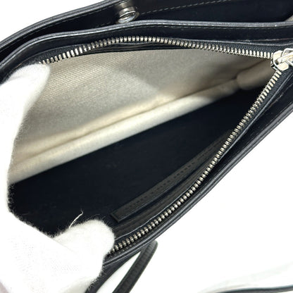 Balenciaga Shoulder Bag 528147 Leather / Canvas White X Black Overall Handle Women