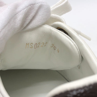 Louis Vuitton Sneakers 1Aae5 Leather White Timeout Line 36 1/2