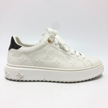 Louis Vuitton Sneakers 1Aae5 Leather White Timeout Line 36 1/2