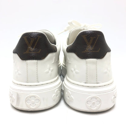 Louis Vuitton Sneakers 1Aae5 Leather White Timeout Line 36 1/2