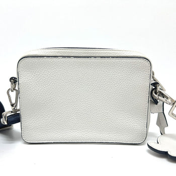 Dior Shoulder Bag Leather White Dior X Stssy Collaboration