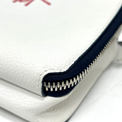 Dior Shoulder Bag Leather White Dior X Stssy Collaboration
