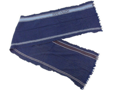 Louis Vuitton Scarf Navy Brown