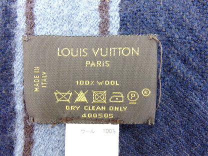 Louis Vuitton Scarf Navy Brown