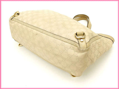 Gucci Tote Bag Leather White