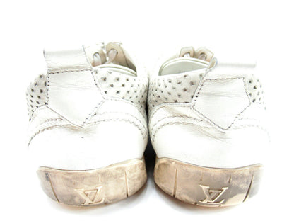 Louis Vuitton Sneakers White Gray #7 Half 7 1/2
