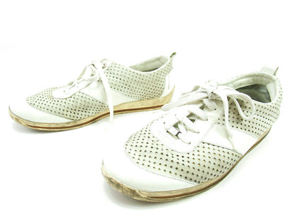 Louis Vuitton Sneakers White Gray #7 Half 7 1/2