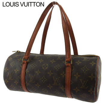 Louis Vuitton Handbag M51365 Brown Beige Gold Papillon 30 Old Type