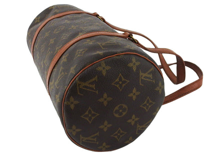 Louis Vuitton Handbag M51365 Brown Beige Gold Papillon 30 Old Type