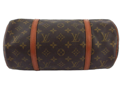 Louis Vuitton Handbag M51365 Brown Beige Gold Papillon 30 Old Type