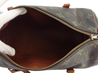 Louis Vuitton Handbag M51365 Brown Beige Gold Papillon 30 Old Type