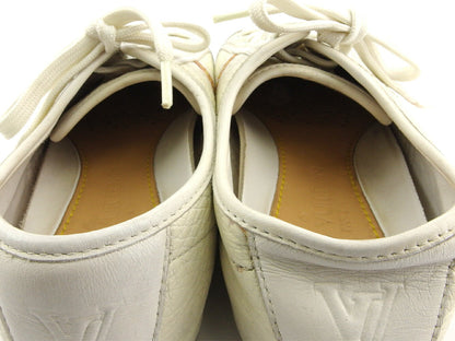 Louis Vuitton Sneakers White White Beige 34 Half Low Cut