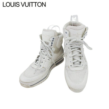 Louis Vuitton Sneakers White Gray 6 Limited Edition Lace-Up High-Top