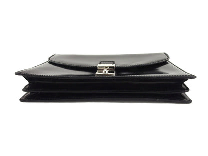 Gucci Clutch Bag Black Silver