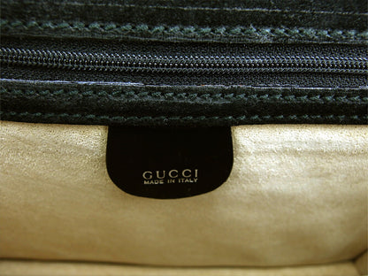 Gucci Clutch Bag Black Silver