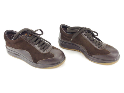 Louis Vuitton Sneakers Brown Beige #5 Low-Cut